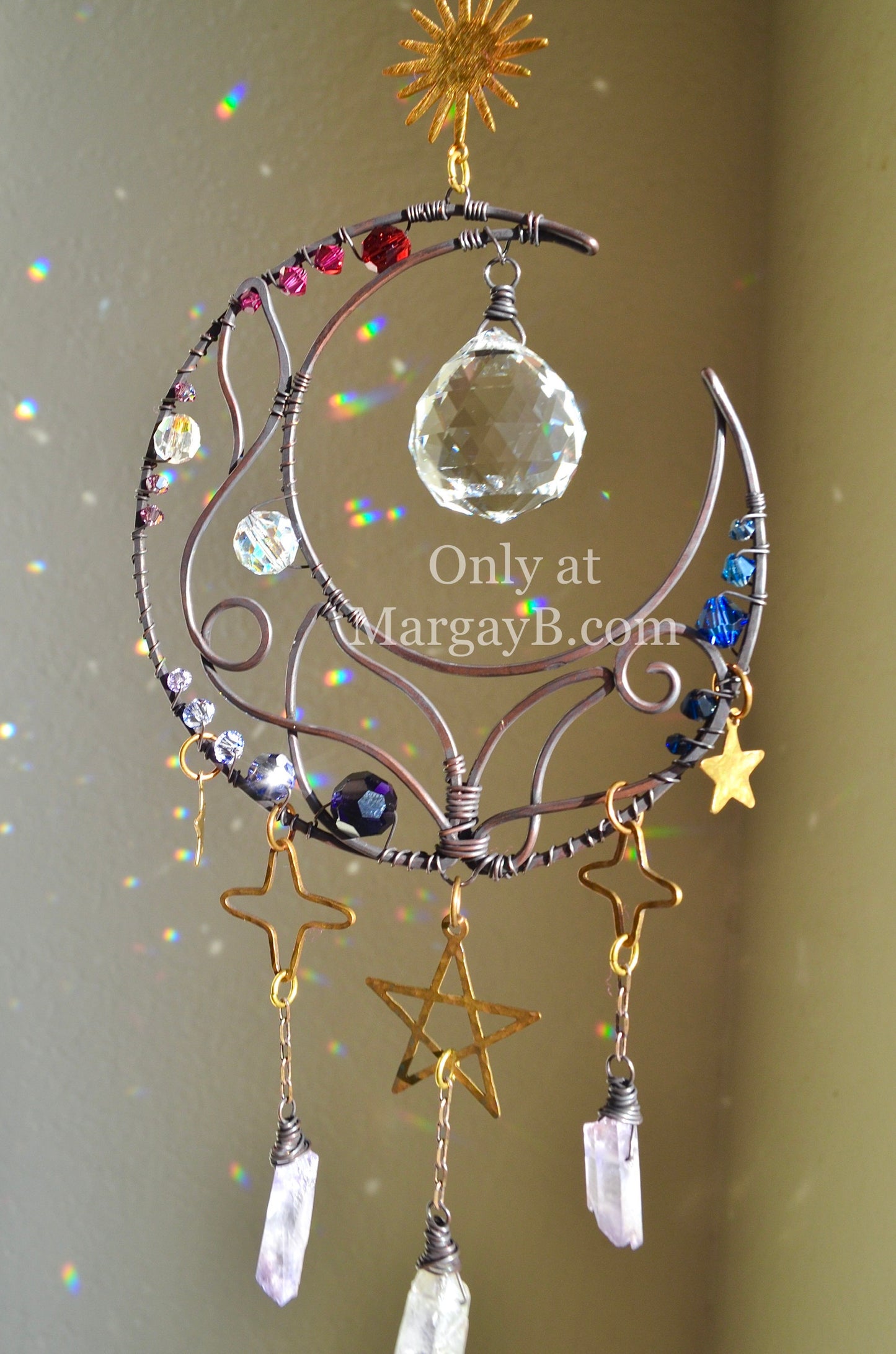 Sun Moon Stars Mini Sun Catcher