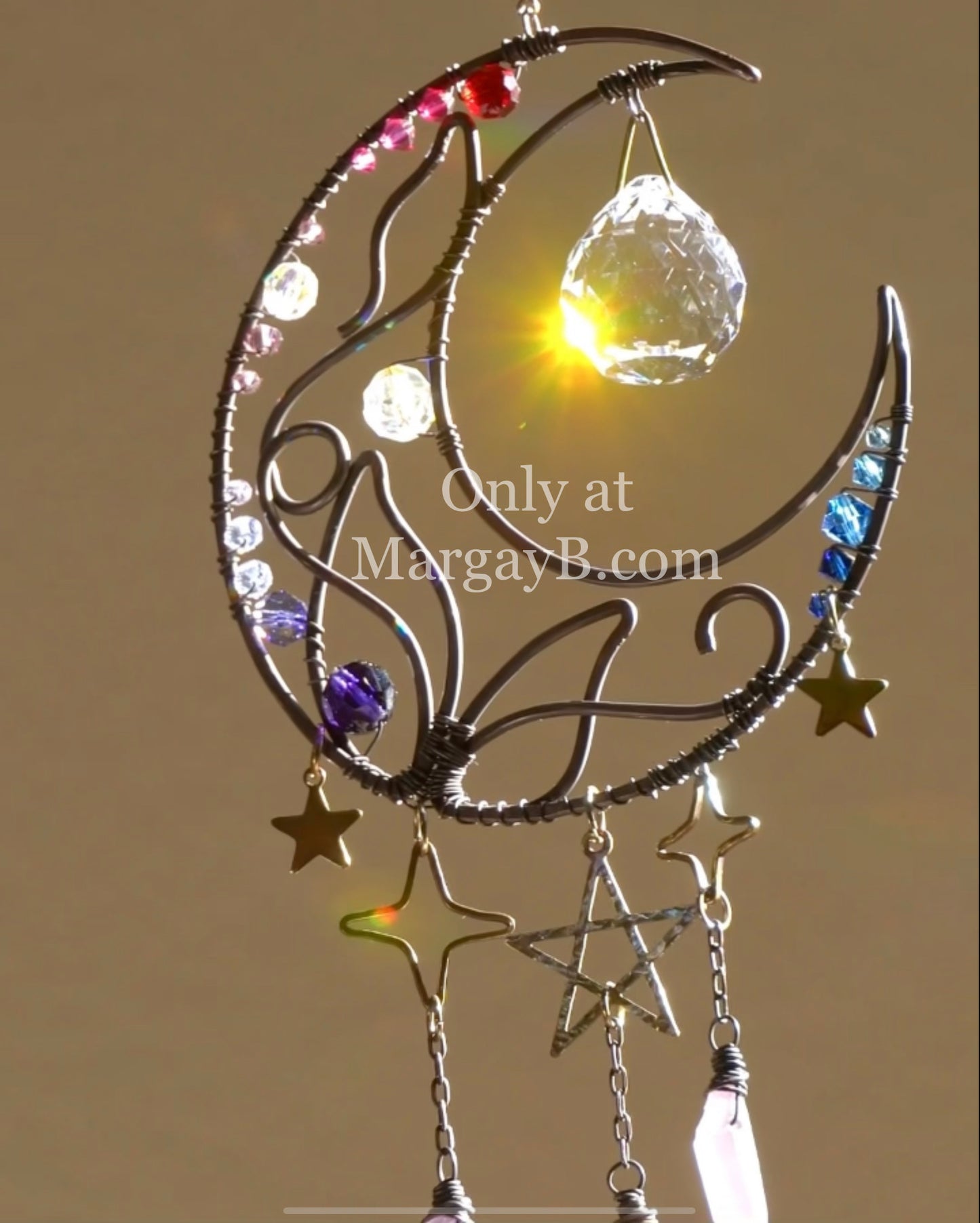 Sun Moon Stars Mini Sun Catcher