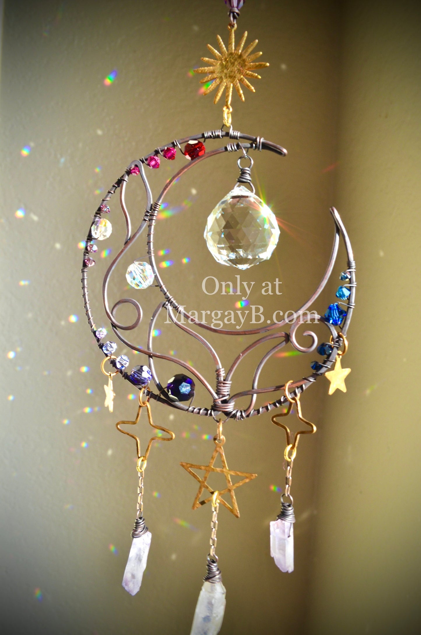 Sun Moon Stars Mini Sun Catcher